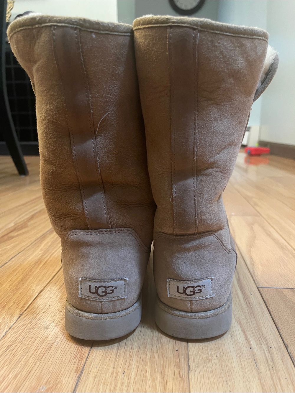 UGG Chestnut Mid-Calf Shearling Boots